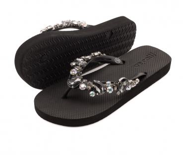 Preview: Black  - Diamond  / Dark - Neopren Clutch