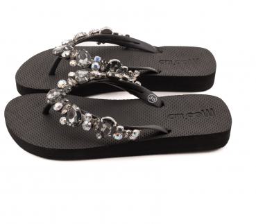 Preview: Black  - Diamond  / Dark - Neopren Clutch