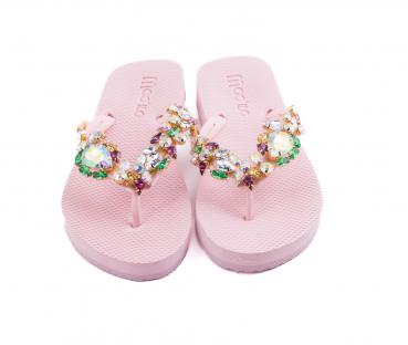 Preview: Rose - Diamant Bunt / Neopren Clutch