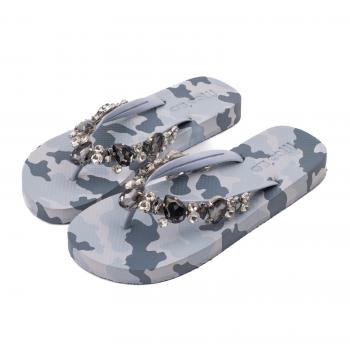 Camouflage Gray - Gray   /  Neopren Clutch