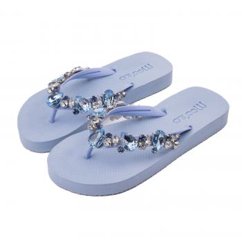Lightblue - Lightblue  /  Kunstleder Clutch