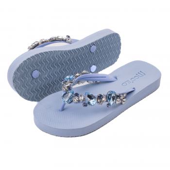 Lightblue - Lightblue  /  Kunstleder Clutch