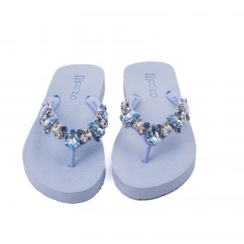 Lightblue - Lightblue  /  Kunstleder Clutch