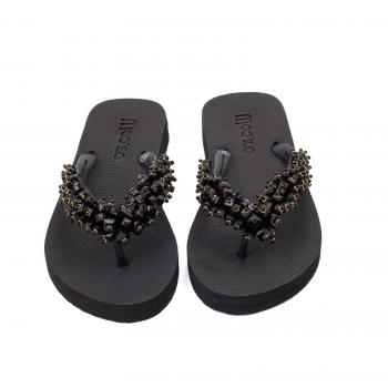 Preview: Black - Spikes  /  Kunstleder Clutch