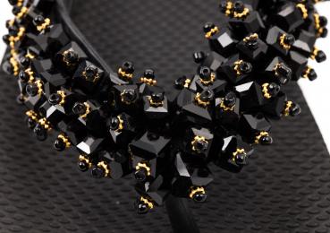 Preview: Black - Spikes  /  Kunstleder Clutch