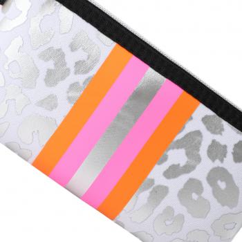 Minibag Neopren - Leo, Weiß-Silber