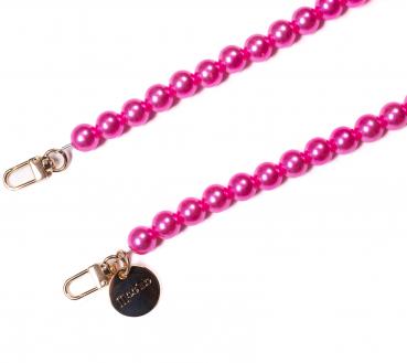 Handy / Taschenkette pink Perlen lang