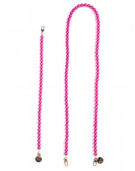 Handy / Taschenkette Pink Perlen Lang