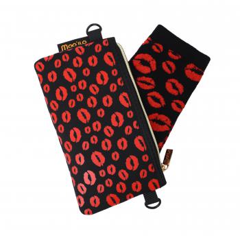 Socken - Kiss - Neopren Clutch Gr. 35 - 38