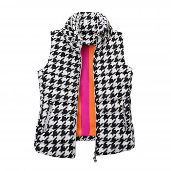 Preview: Damen Weste Nylon Hahnentritt