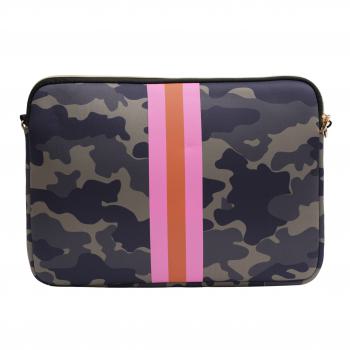 Preview: Laptoptasche Lenny klein - Camo Khaki