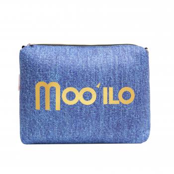 Bandage - Blau Steine - Neopren Clutch