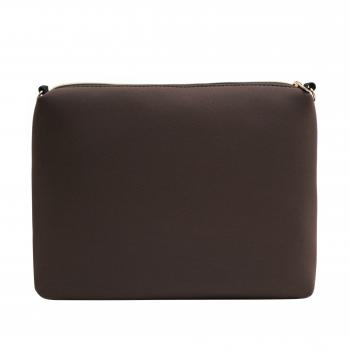 Braun Muschel / Neopren Clutch