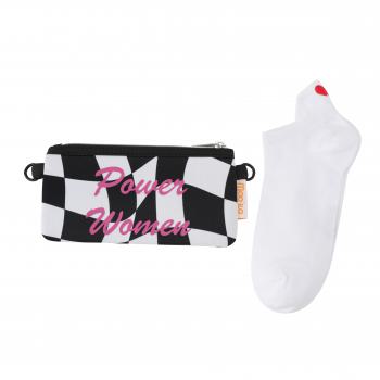 Preview: Socken - Power Woman - Neopren Clutch Gr. 39 - 42