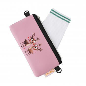 Socken - Hirsch Liebe - Neopren Clutch Gr. 39 - 42