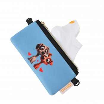 Socken - Hunde Liebe - Neopren Clutch Gr. 36 - 39