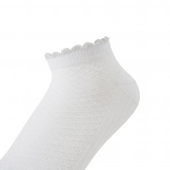 Preview: Socken - Karo Weiß - Silber - Neopren Clutch Gr. 36 - 39
