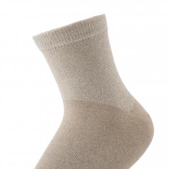 Preview: Socken - Wellen Taupe - Silber - Neopren Clutch Gr. 36 - 39
