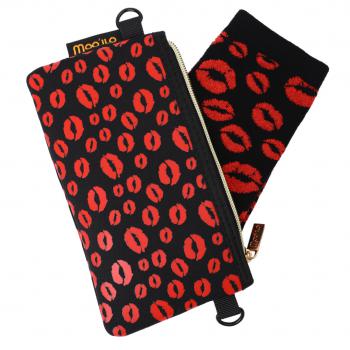 Preview: Socken - Kiss - Neopren Clutch Gr. 35 - 38