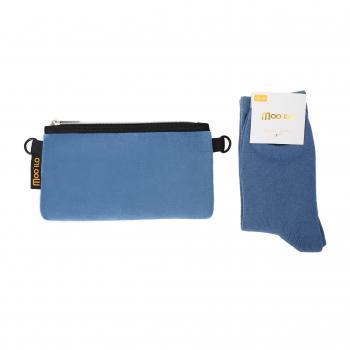 Preview: Socken - Lurex Blue - Velvet Clutch Gr. 39 - 42