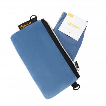 Preview: Socken - Lurex Blue - Velvet Clutch Gr. 39 - 42