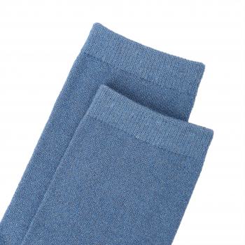 Preview: Socken - Lurex Blue - Velvet Clutch Gr. 39 - 42