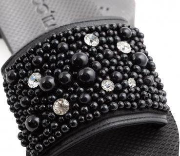Preview: Bandage - Perlen - Diamant - Kunstleder Clutch Preview: Bandage - Perlen - Diamant - Kunstleder Clutch