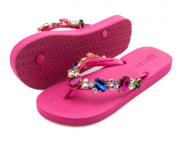Preview: Pink Colorful /  Kunstleder Clutch Preview: Pink Colorful /  Kunstleder Clutch