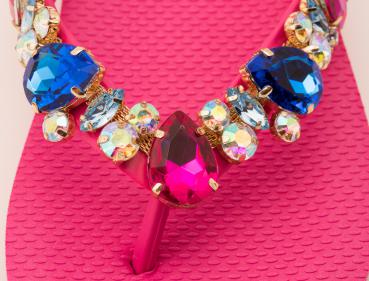 Preview: Pink Colorful /  Kunstleder Clutch Preview: Pink Colorful /  Kunstleder Clutch