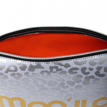 Preview: Neopren Clutch Leo Weiß Silber