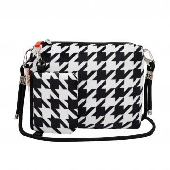 Tasche "Cleo" - Hahnentritt - Neopren