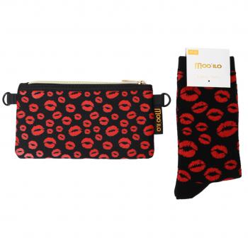 Preview: Socken - Kiss - Neopren Clutch Gr. 35 - 38