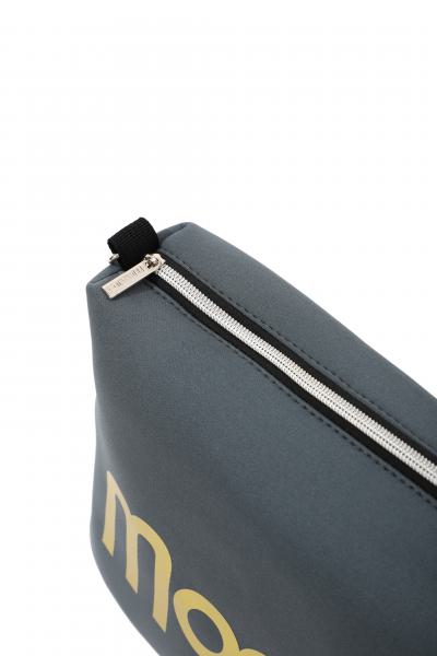 Herren Flip-Flops - Grey - Leather  /  Neopren Clutch