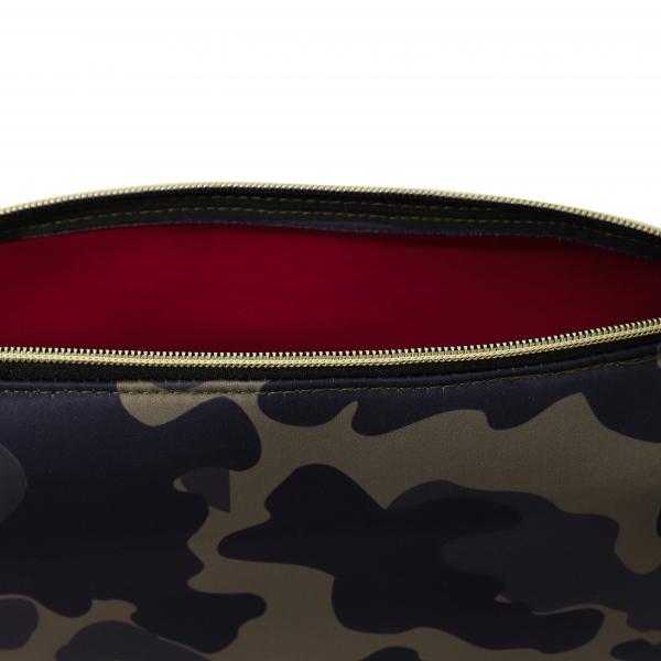 Camouflage Khaki - Peace   /  Neopren Clutch