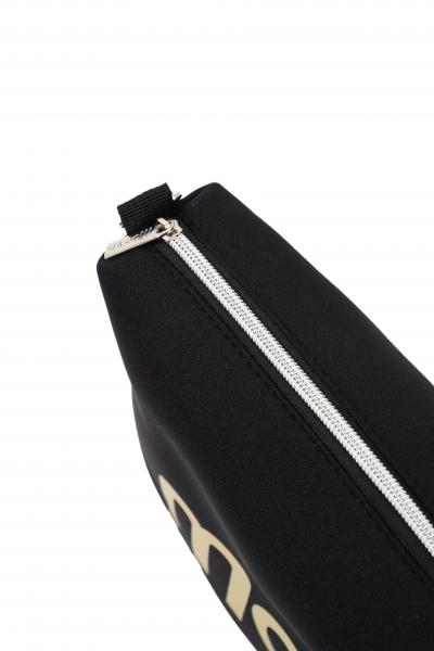 Herren Flip-Flops - Black - Skull with Chain /  Neopren Clutch