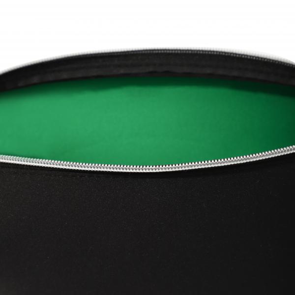 Black  - Katja  / Dark Black - Neopren Clutch