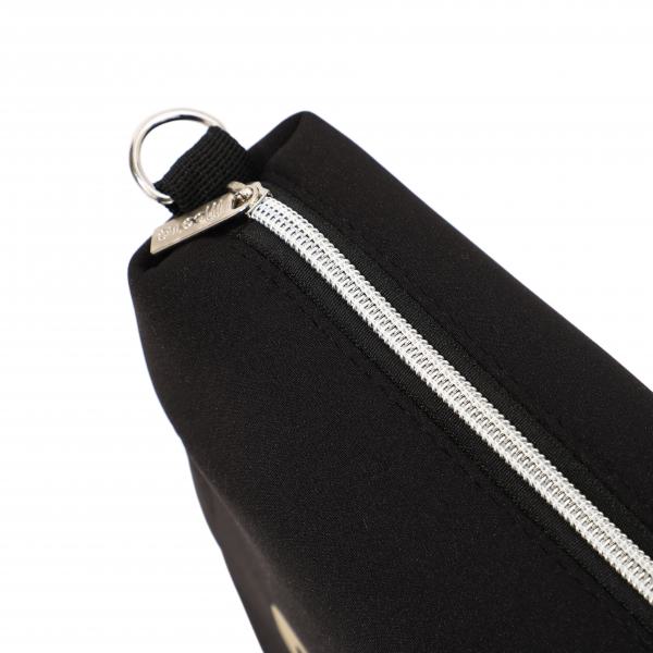 Black  - Katja  / Dark Black - Neopren Clutch