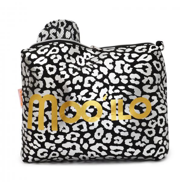 Clutch Leo - Black - Silber