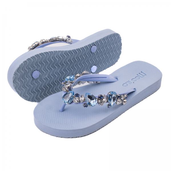 Lightblue - Lightblue  /  Kunstleder Clutch