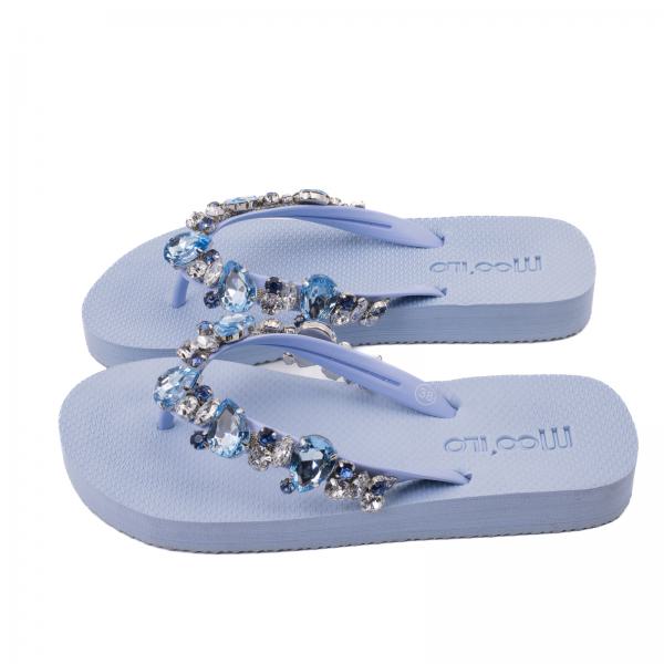 Lightblue - Lightblue  /  Kunstleder Clutch