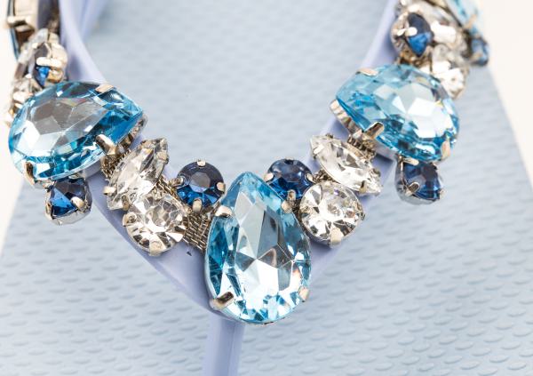 Lightblue - Lightblue  /  Kunstleder Clutch