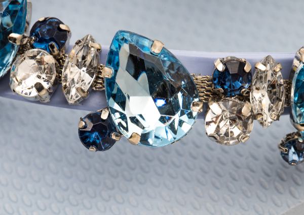 Lightblue - Lightblue  /  Kunstleder Clutch