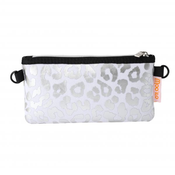 Socken Leo Weiß Silber - Leo Clutch Gr. 35 - 38