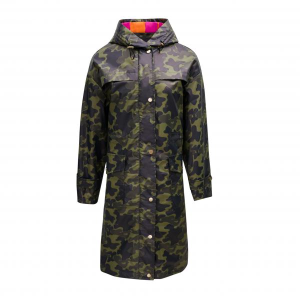 Regenmantel Camo khaki