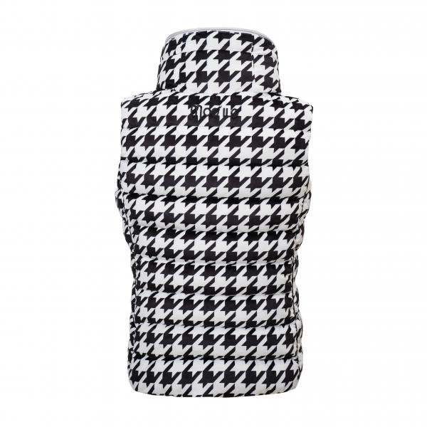 Damen Weste Nylon Hahnentritt