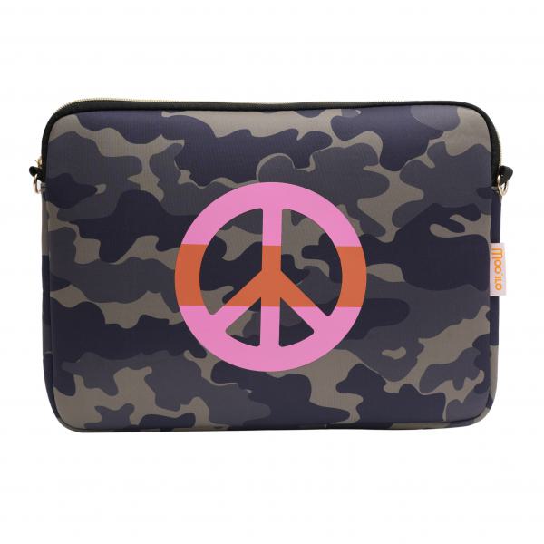 Laptoptasche Lenny groß - Camo Khaki