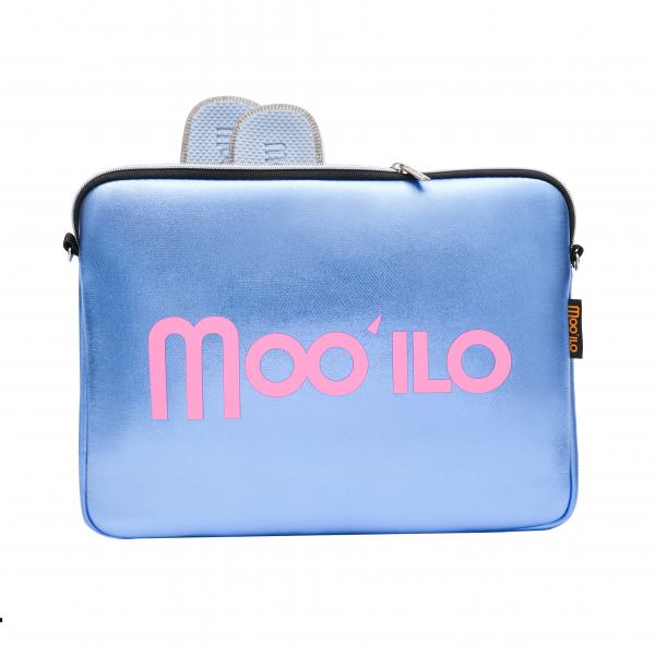 Bandage Regenbogen - Hellblau  /  Neopren Clutch
