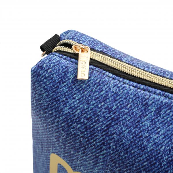 Bandage - Blau Steine - Neopren Clutch