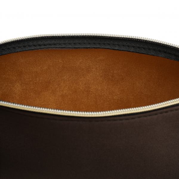 Braun Muschel / Neopren Clutch