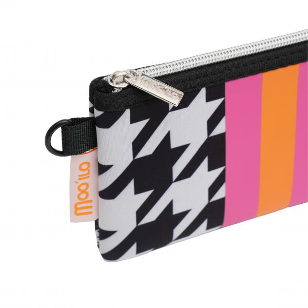 Minibag Samt - Hahnentritt